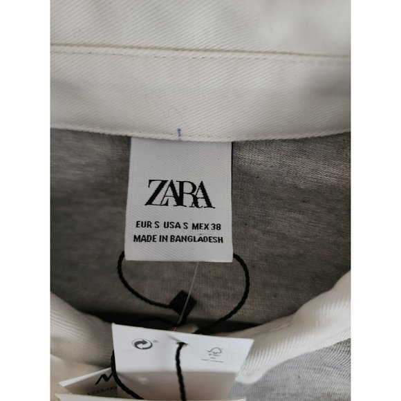 ZARA Men's A Place Of Adventures Color Block Polo Sweatshirt Size Small NWT - Picture 8 of 15